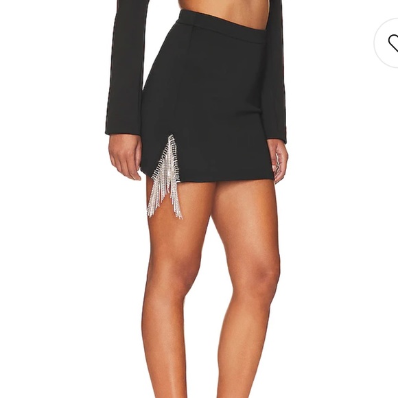 🆕 Good American Scuba Crystal Skirt - Picture 2 of 4